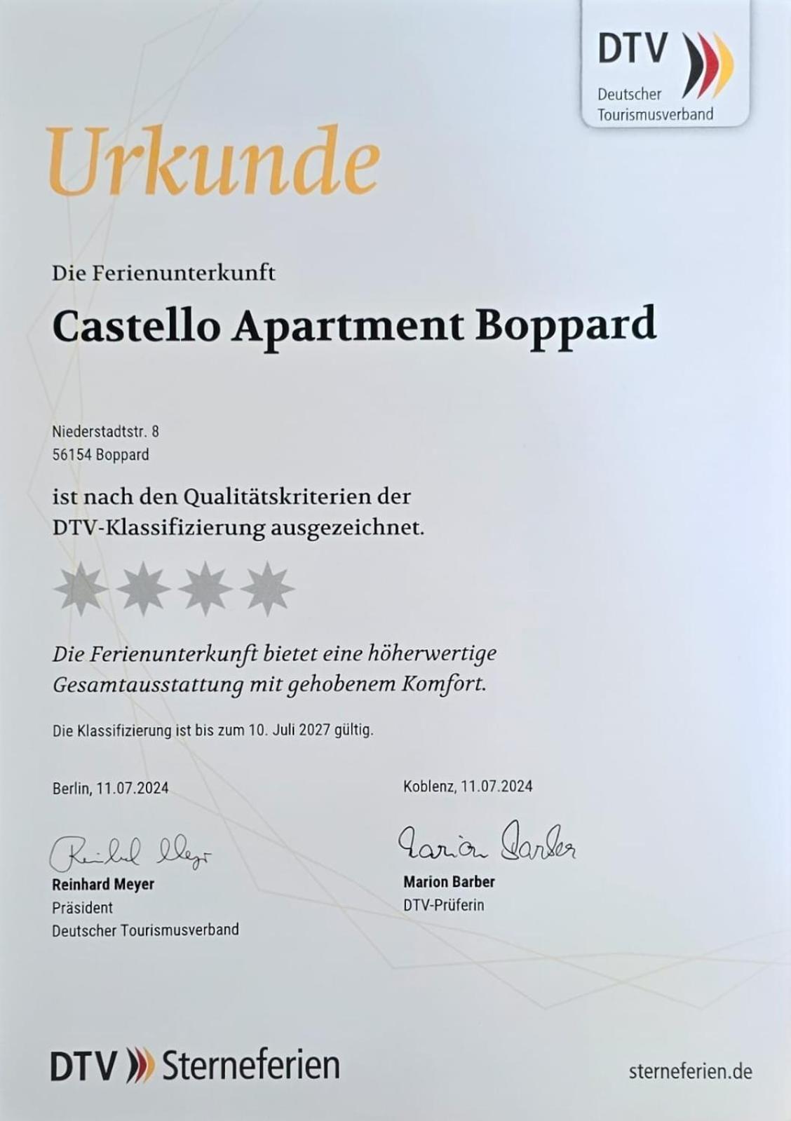 Castello Apartment Boppard Exterior photo
